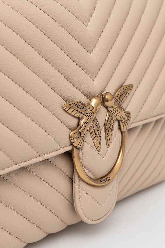 Pinko poseta de piele bej 100042.A0GK