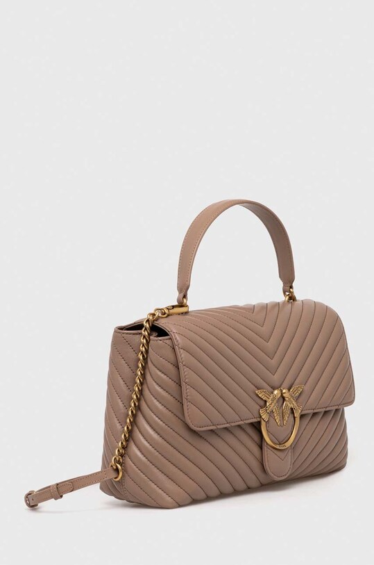 Pinko torebka skórzana 100042.A0GK brązowy AA00