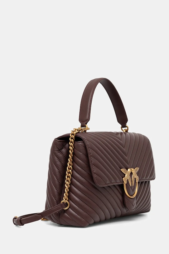 Шкіряна сумочка Pinko 100042.A0GK коричневий AA00