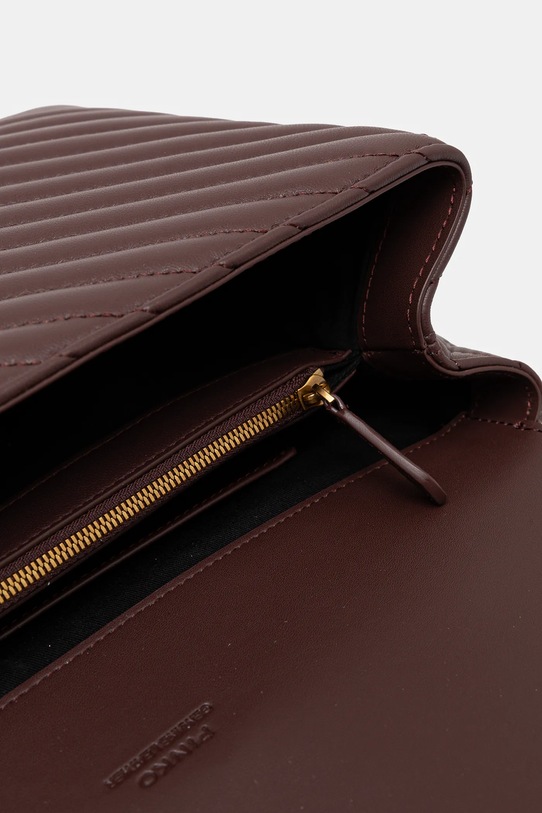 Шкіряна сумочка Pinko 100042.A0GK коричневий