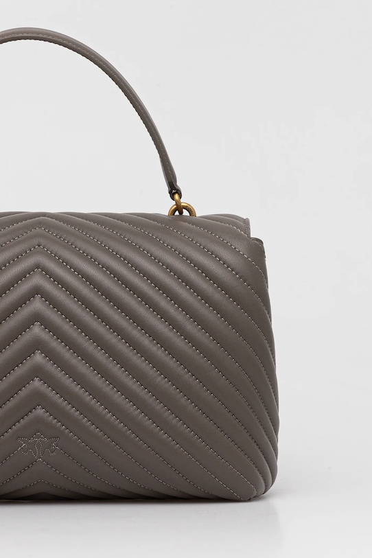 Accesorii Pinko geantă de piele 100042.A0GK gri