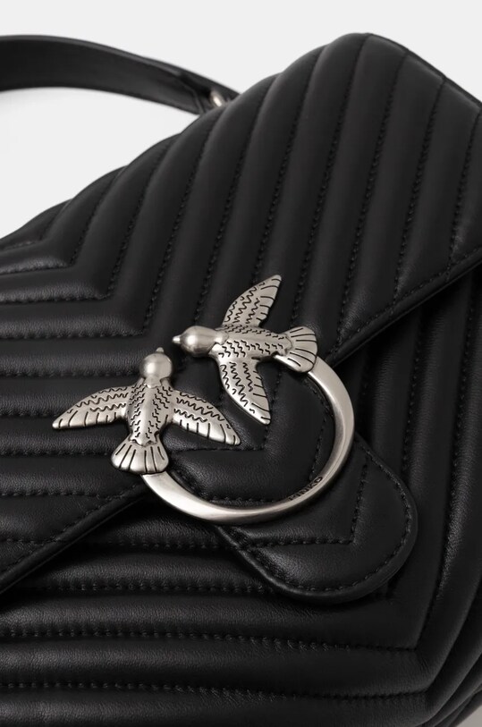 Pinko torebka skórzana czarny 100042.A0GK