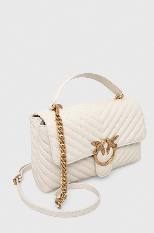 Шкіряна сумочка Pinko 100043.A0GK білий AA00