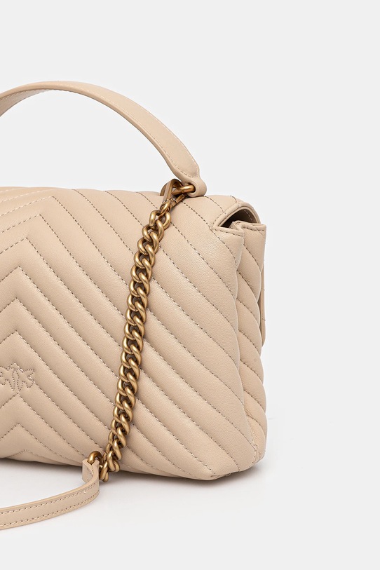 Accesorii Pinko poșetă de piele 100043.A0GK bej