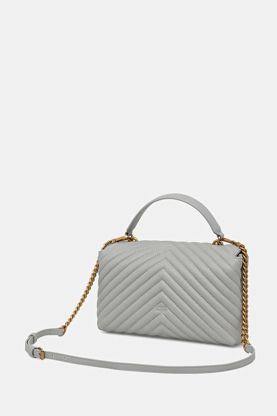 Akcesoria Pinko torebka skórzana 100043.A0GK szary