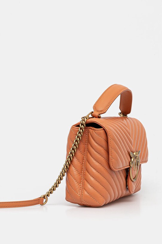 Pinko torebka skórzana 100043.A0GK pomarańczowy AA00