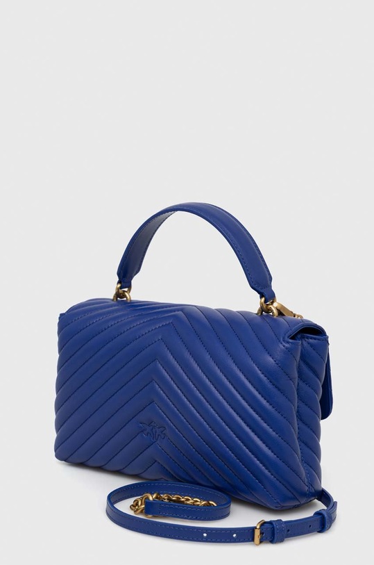 Akcesoria Pinko torebka skórzana 100043.A0GK niebieski