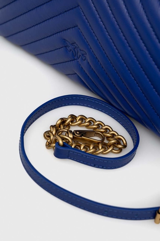 Pinko torebka skórzana 100043.A0GK niebieski