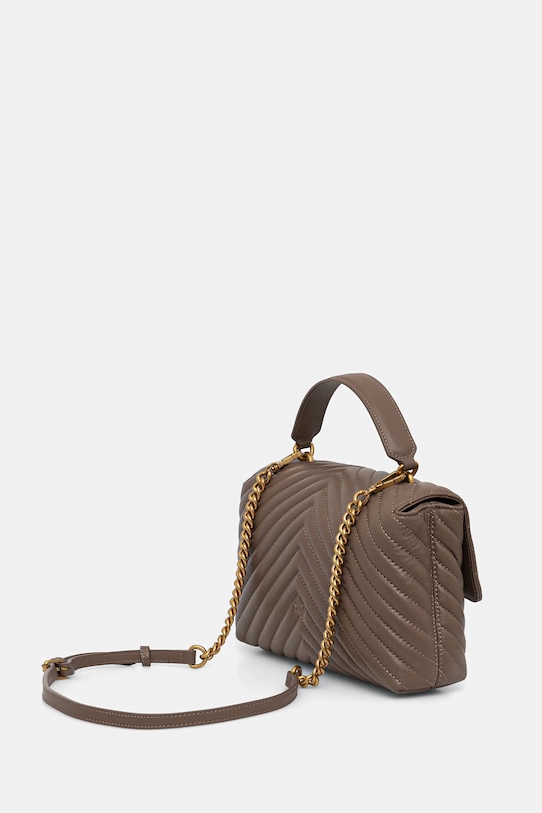 Akcesoria Pinko torebka skórzana 100043.A0GK beżowy