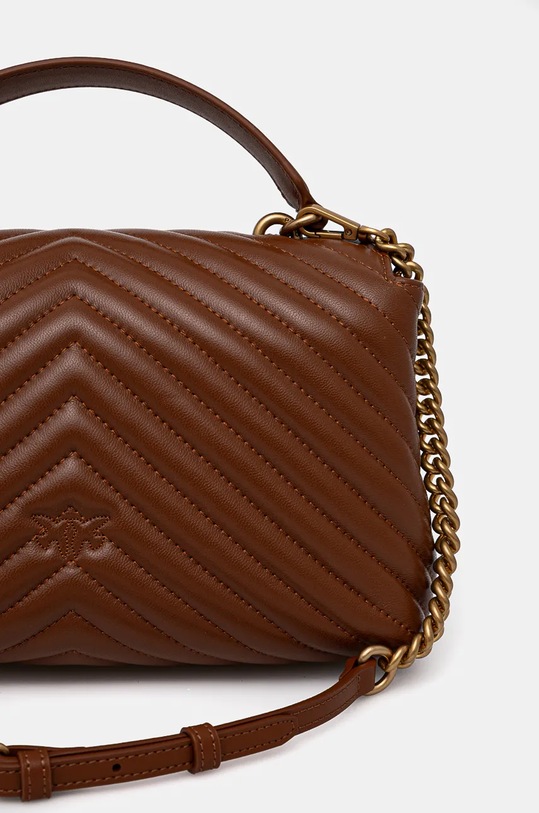 Accesorii Pinko poșetă de piele 100043.A0GK maro