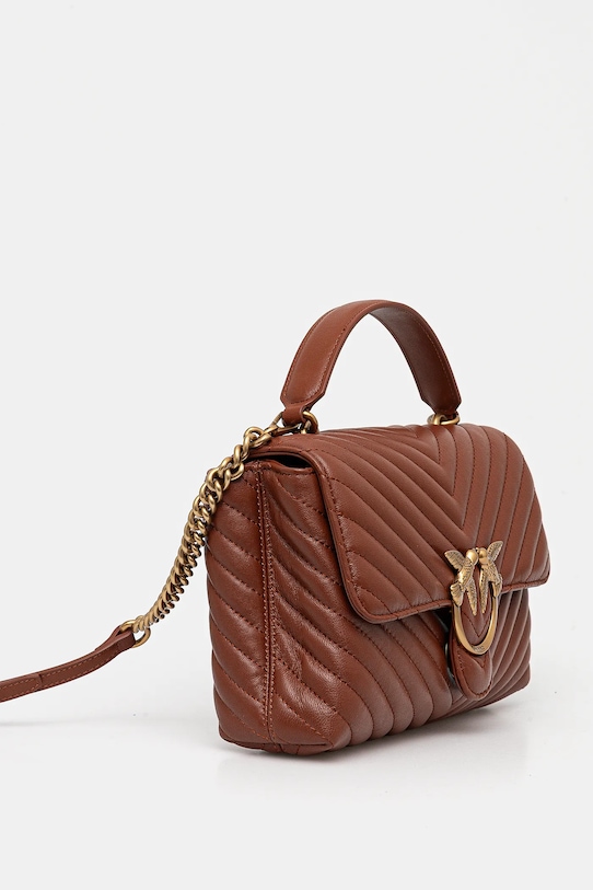 Кожаная сумочка Pinko 100043.A0GK коричневый AA00