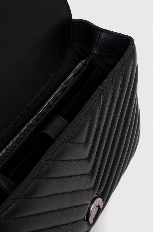 Kožená kabelka Pinko 100043.A0GK černá