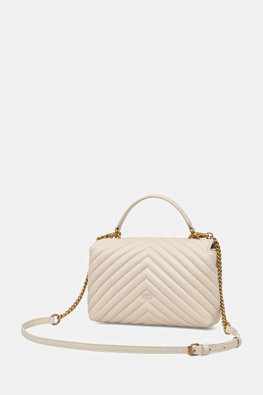 Akcesoria Pinko torebka skórzana 100044.A0GK beżowy