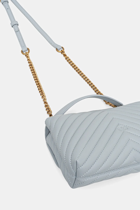 Akcesoria Pinko torebka skórzana 100044.A0GK niebieski