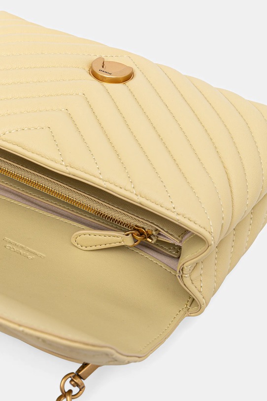 Pinko torebka skórzana 100044.A0GK żółty