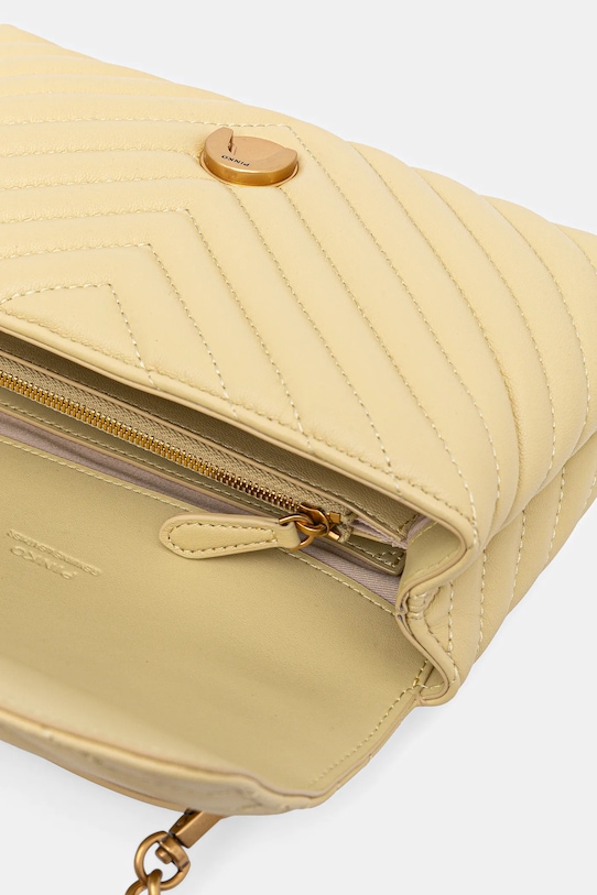 Pinko torebka skórzana 100044.A0GK żółty