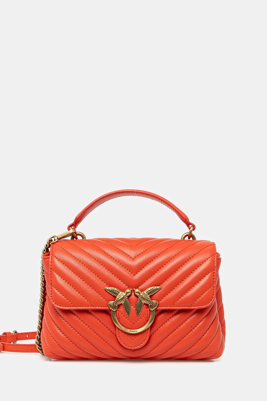 Pinko poseta de piele portocaliu 100044.A0GK