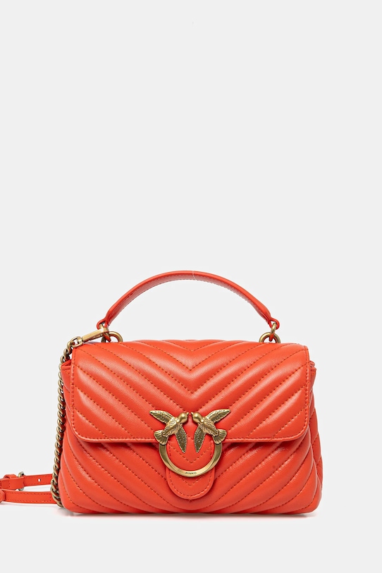 Pinko poseta de piele portocaliu 100044.A0GK