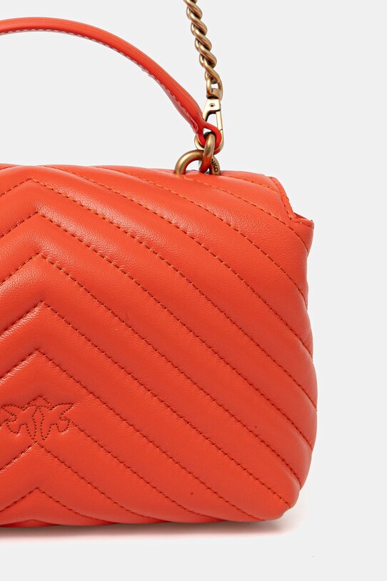 Pinko poseta de piele portocaliu 100044.A0GK
