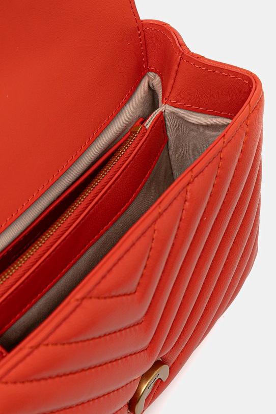 Pinko poseta de piele 100044.A0GK portocaliu