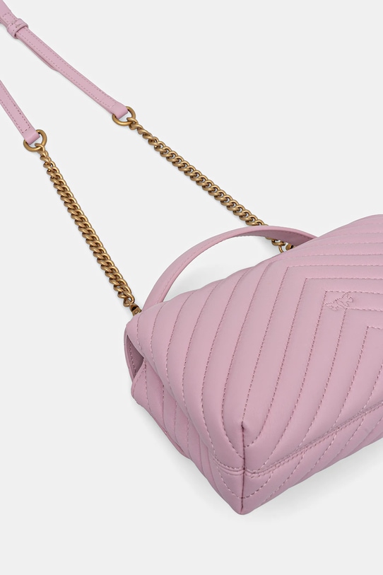 Pinko torebka skórzana różowy 100044.A0GK