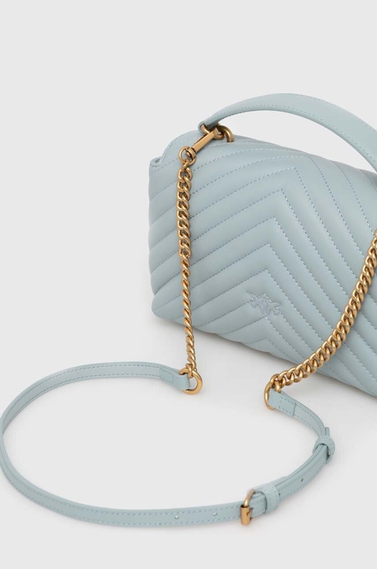 Akcesoria Pinko torebka skórzana 100044.A0GK niebieski