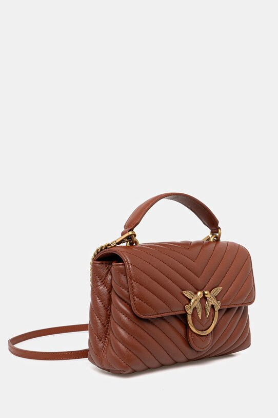 Pinko poseta de piele 100044.A0GK maro AA00