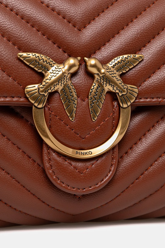 Кожаная сумочка Pinko коричневый 100044.A0GK