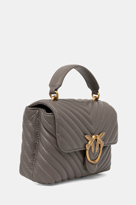 Pinko poșetă de piele 100044.A0GK gri AA00