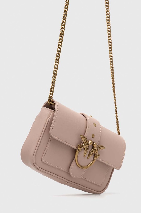 Δερμάτινη τσάντα Pinko 100061.A0F1 ροζ AA00