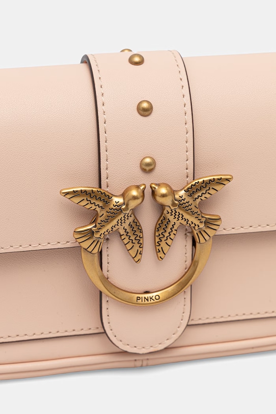 Δερμάτινη τσάντα Pinko πορτοκαλί 100061.A0F1