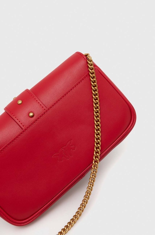 Pinko poseta de piele 100061.A0F1 rosu
