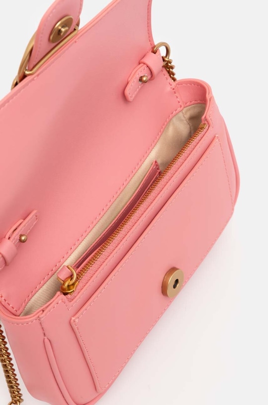 Kožená kabelka Pinko 100061.A0F1 ružová