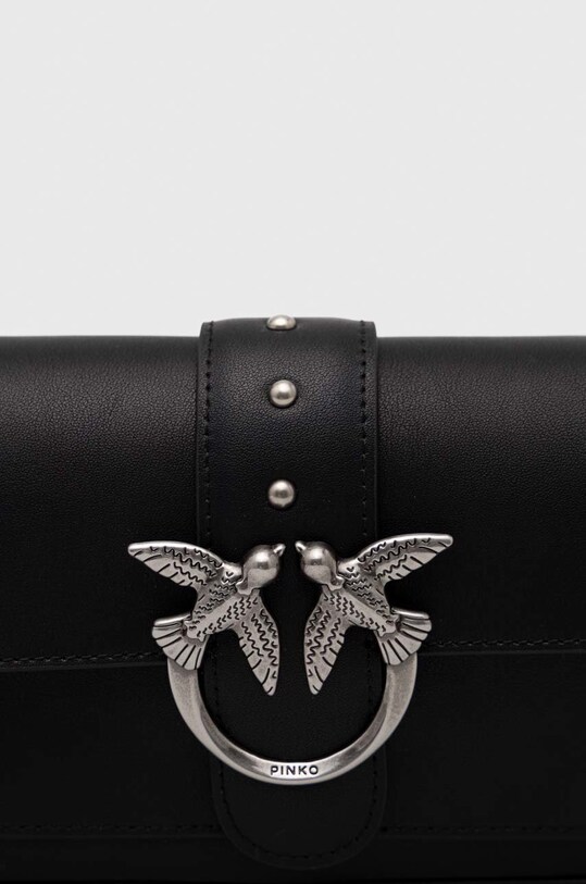 Pinko borsa a mano in pelle nero 100061.A0F1