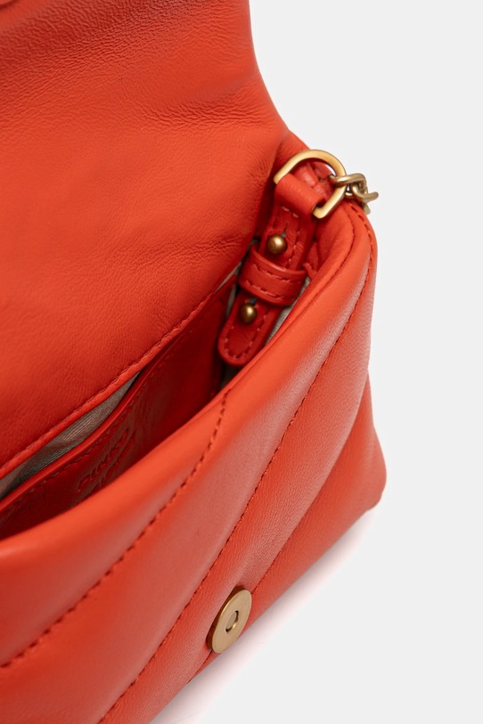 Kožená kabelka Pinko 100041.A0F2 oranžová