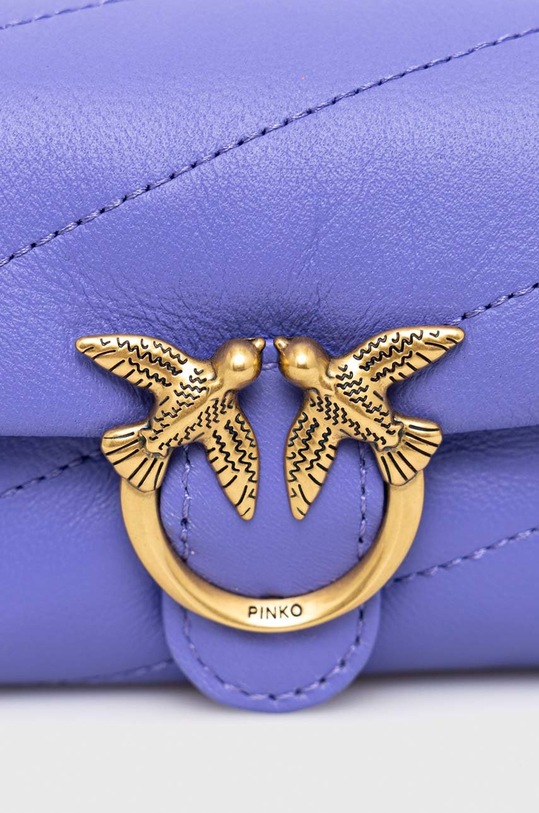 Accesorii Pinko poseta de piele 100041.A0F2 violet