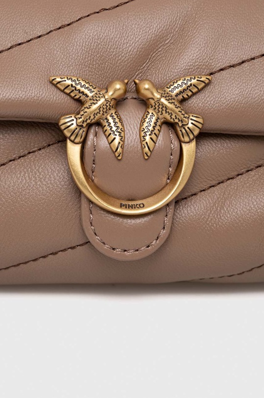 Pinko torebka skórzana brązowy 100041.A0F2