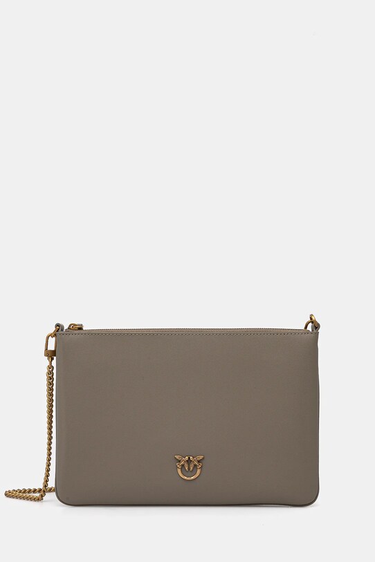 Pinko poseta de piele uni gri 100455.A0F1