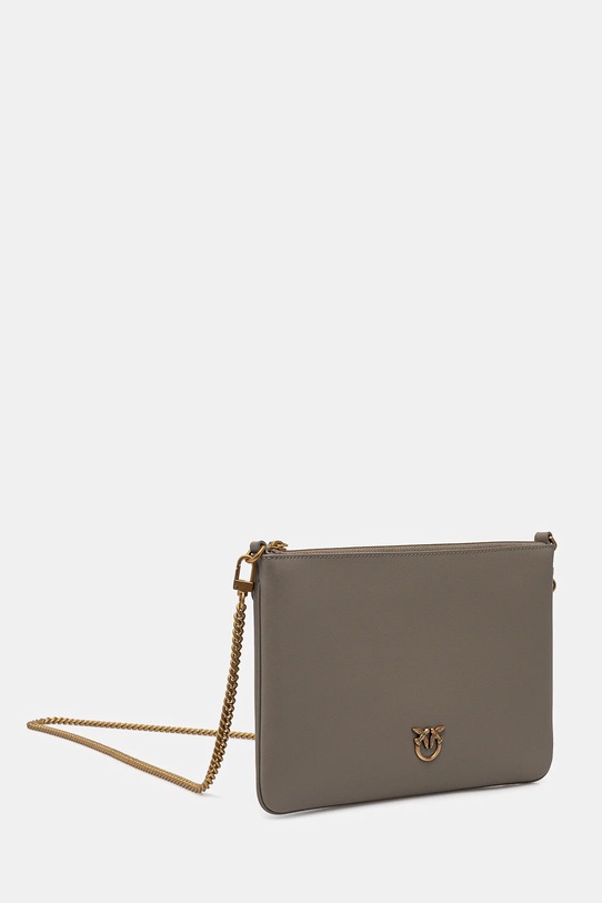 Usnjena torbica Pinko 100455.A0F1 siva AA00