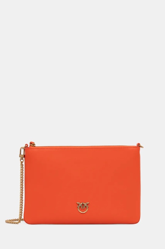 Pinko poseta de piele uni portocaliu 100455.A0F1