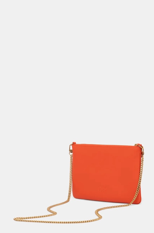 Accesorii Pinko poseta de piele 100455.A0F1 portocaliu