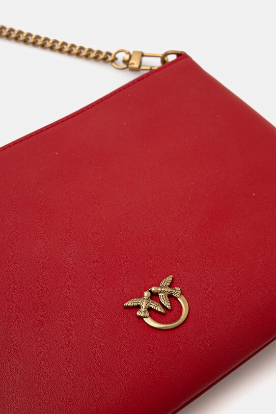 Pinko torebka skórzana czerwony 100455.A0F1