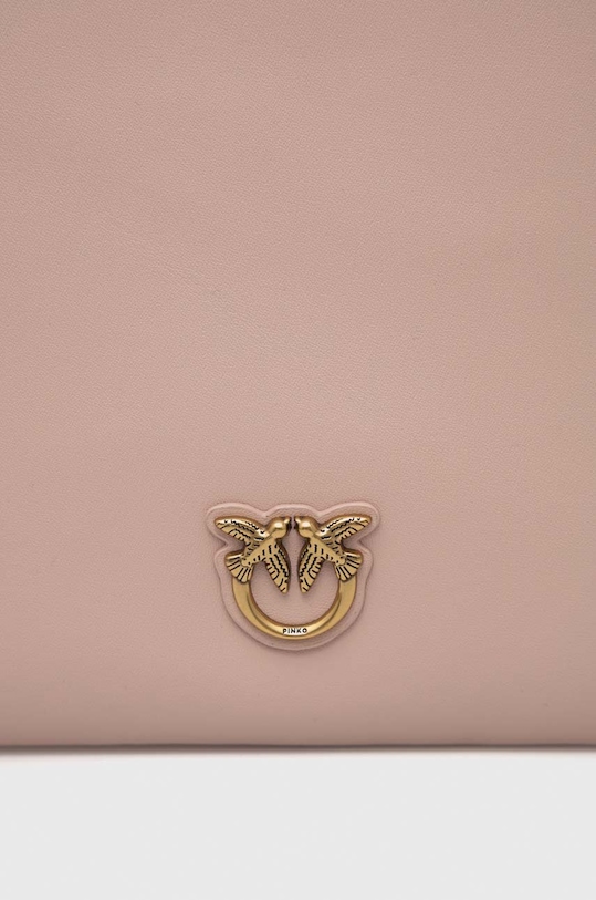 Кожаная сумочка Pinko розовый 100455.A0F1