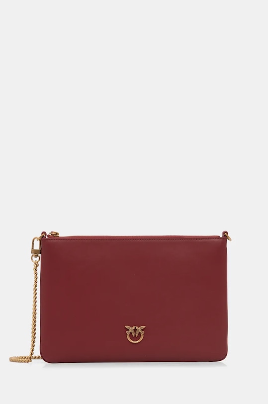 Pinko poseta de piele uni burgundia 100455.A0F1