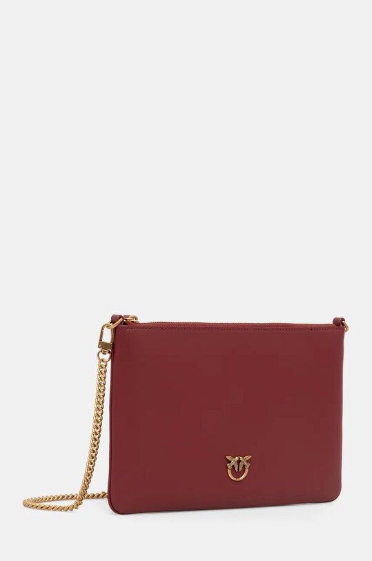 Кожаная сумочка Pinko 100455.A0F1 бордо AA00