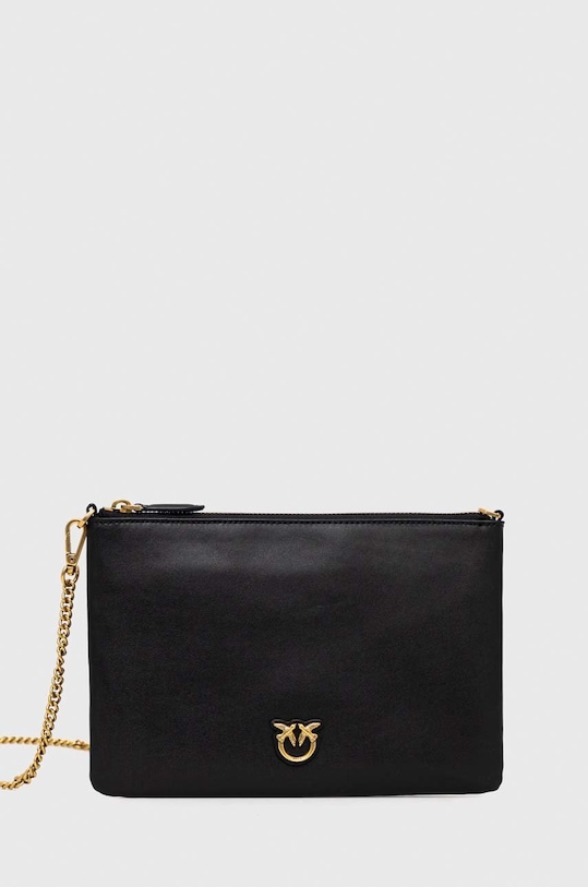 Pinko poseta de piele uni negru 100455.A0F1