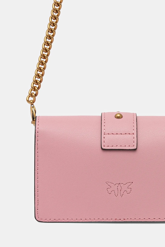 Doplnky Kožená kabelka Pinko 100064.A0F1 ružová