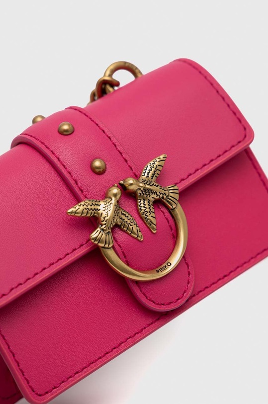 Аксесуари Шкіряна сумочка Pinko 100064.A0F1 фіолетовий