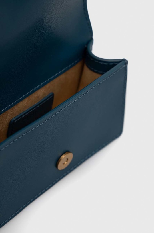 Кожаная сумочка Pinko 100064.A0F1 голубой