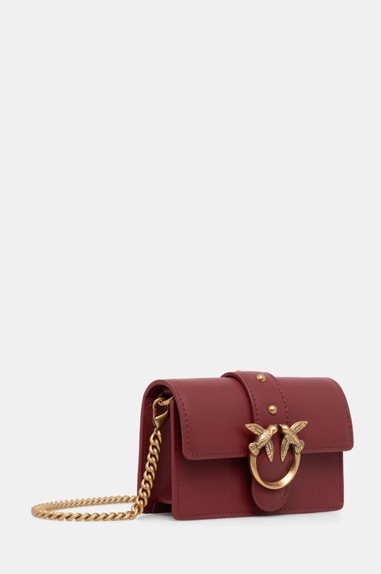 Pinko poseta de piele 100064.A0F1 burgundia AA00